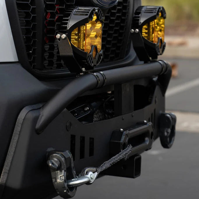 ca tuned trekko front bumper for the winnebago ekko with winch and lighting