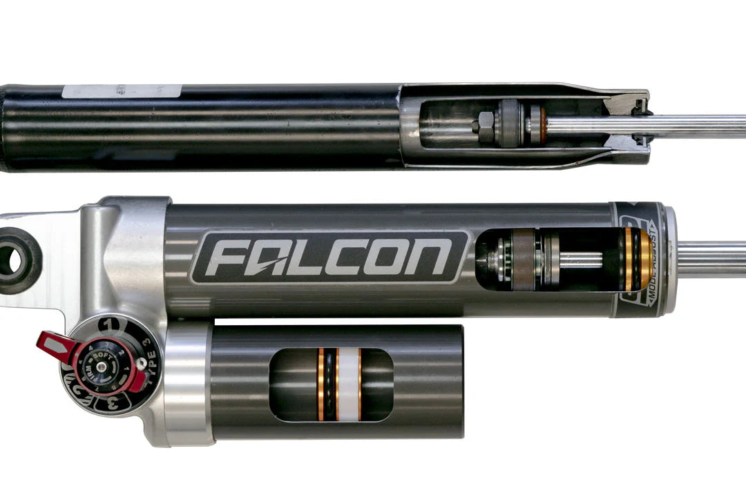 With Falcon 3.3 Fast Adjust Shocks