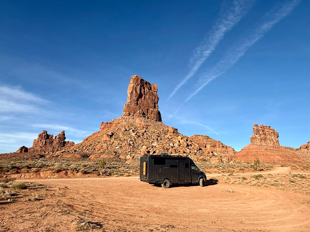 winnebageo ekko in moab with agile suspension upgrade
