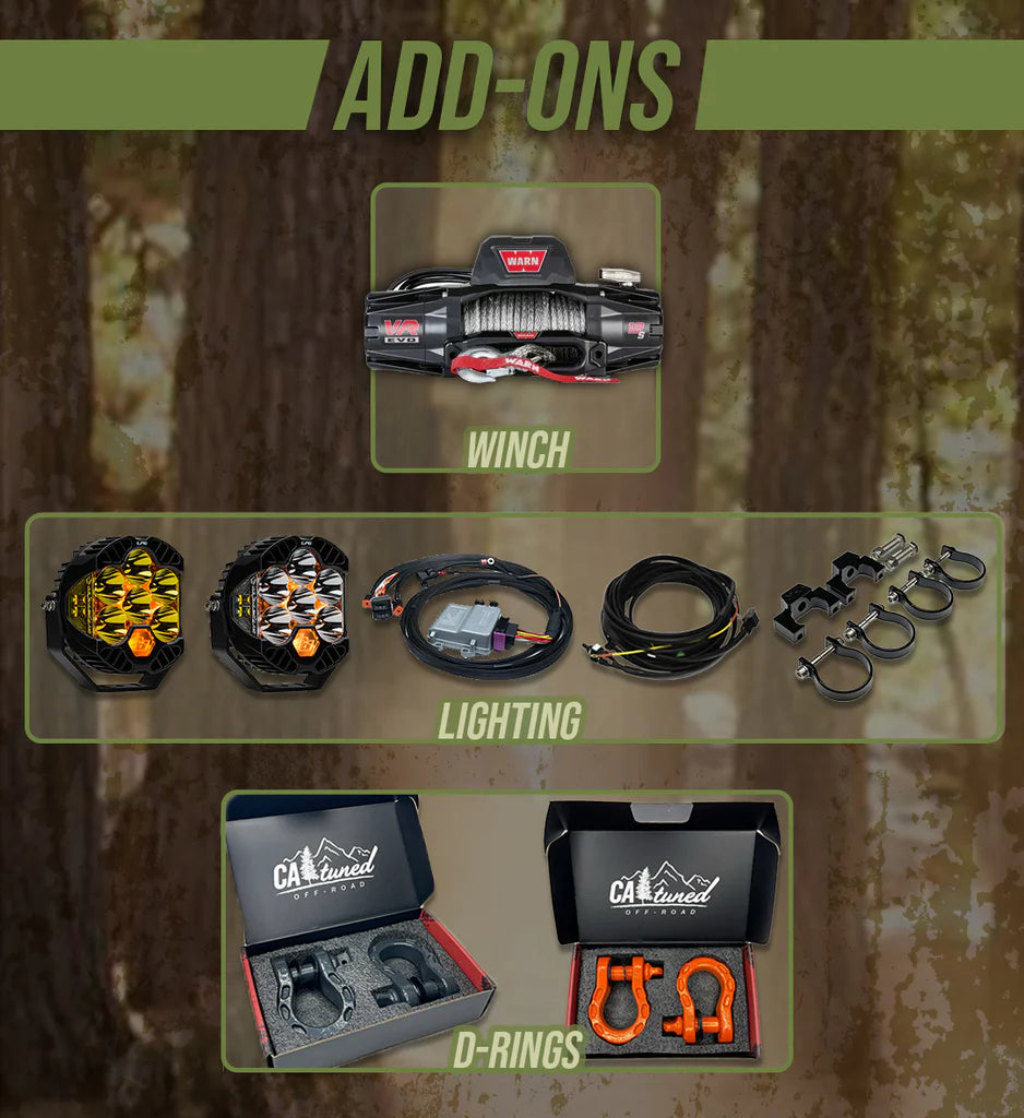 Transit Ekko additional products for the ca tuned bumper