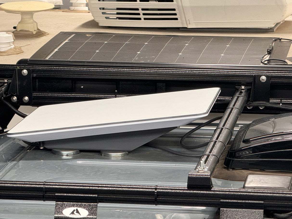 magnetic removable mobile starlink on sprinter