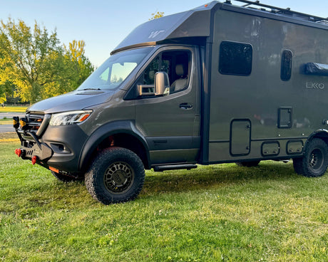 CAtuned Off-Road 2019+ Sprinter Front Bumper on 2025 Ekko