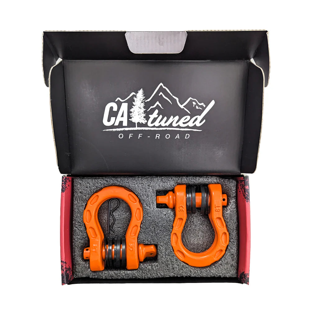 CAtuned MadMax Shackle D-Rings in orange