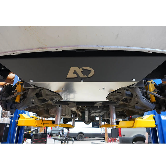 black skid plate for sprinter 2wd from agile off road