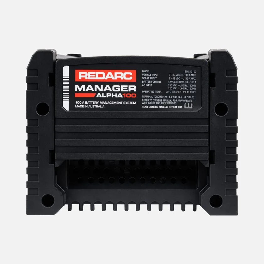 Manager Alpha100 Battery Management System Front View - Seattle Installer