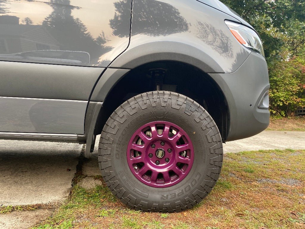 Mondo Mudguards – 2" Clearance Upgrade 2019+ Mercedes Sprinter - Wolf Pack Overland