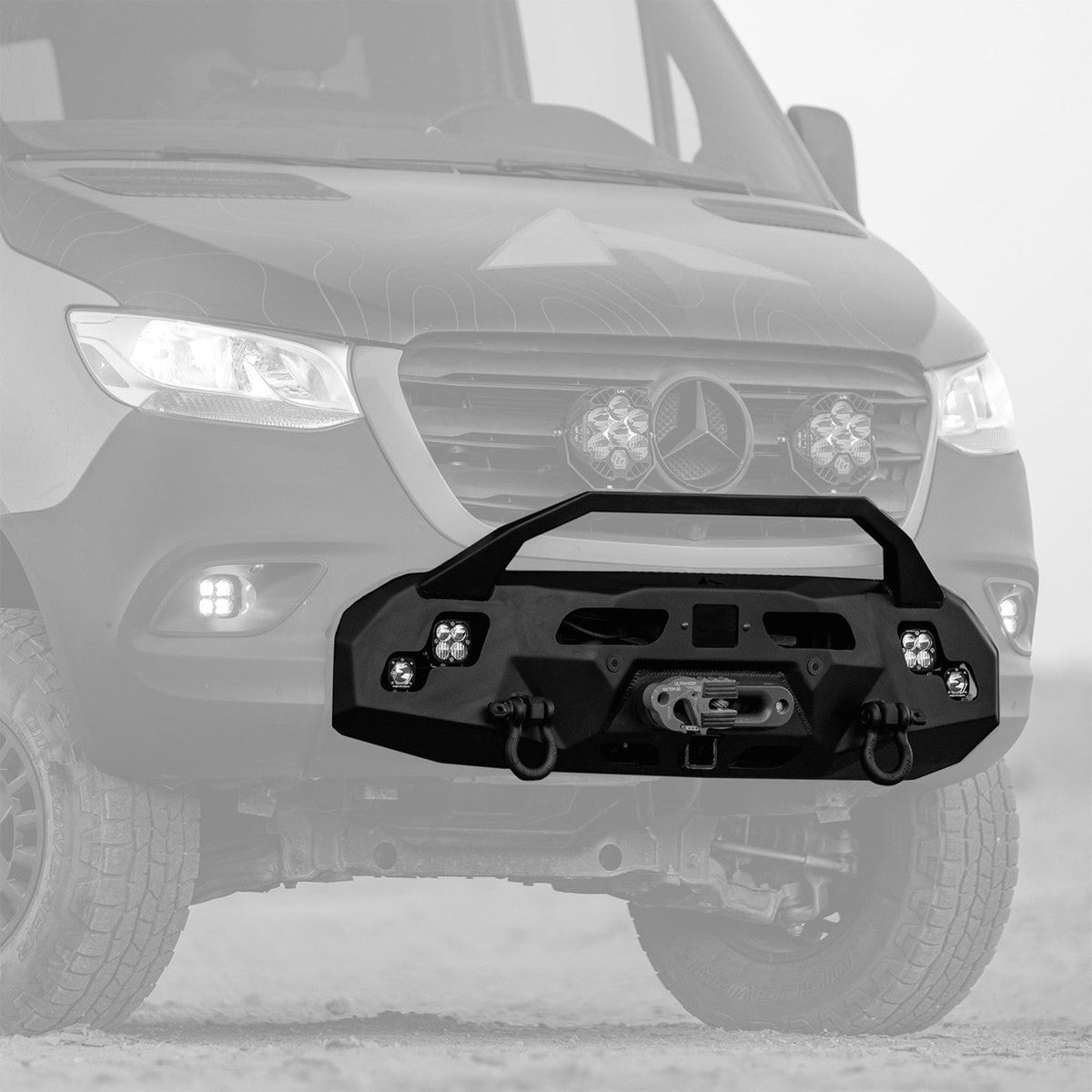 Aluminess Recon Front Winch Sprinter Bumper (2019+) - Wolf Pack Overland