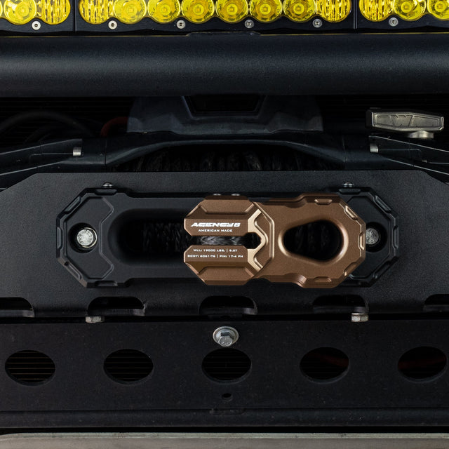 Agency 6 Billet Winch Shackle - Bronze - Wolf Pack Overland