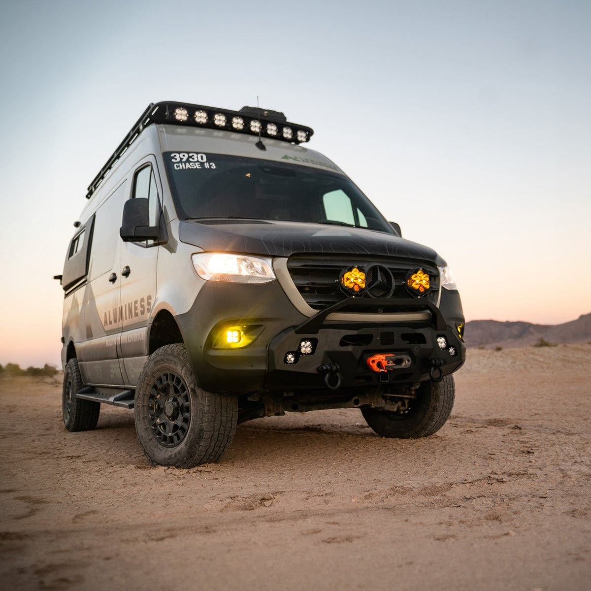 Aluminess Recon Front Winch Sprinter Bumper (2019+) - Wolf Pack Overland