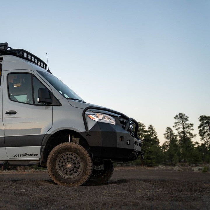 Aluminess Front Winch Sprinter Bumper (2019+) - Wolf Pack Overland