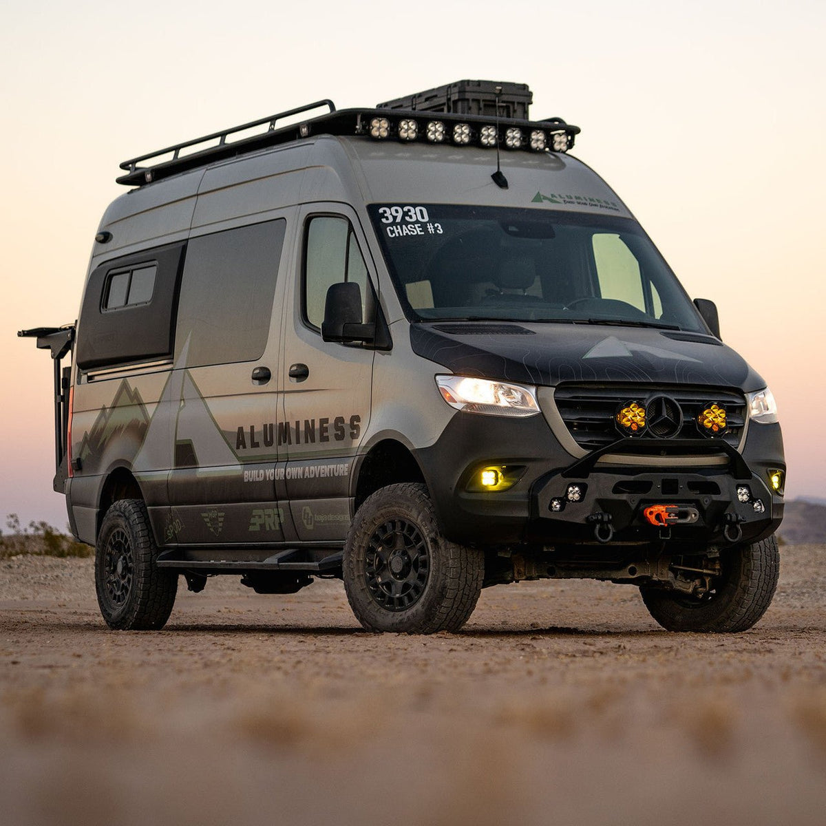 Aluminess Recon Front Winch Sprinter Bumper (2019+) - Wolf Pack Overland