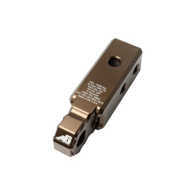 Agency 6 Recovery Shackle Block 2" Assembly - Bronze