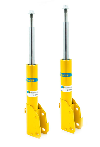 Bilstein B6 replacement front struts for Sprinter, shown as a component example