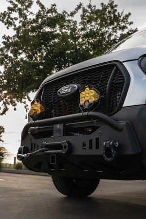 Transit Ekko Trekko bumper with LP6, Warn Winch and D-shackles installed