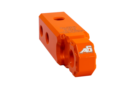 Agency 6 Recovery Shackle Block Assembly - 2" Receiver - Orange