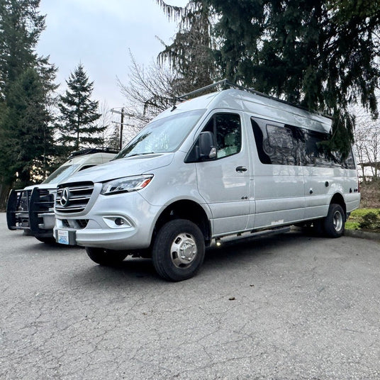 3500 sprinter van premium rip kit from agile offroad installed at wolf pack overland