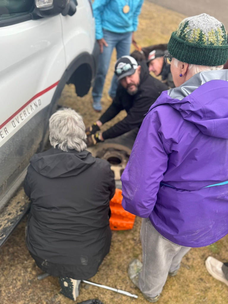 storyteller transit class on the beach how to change a tire