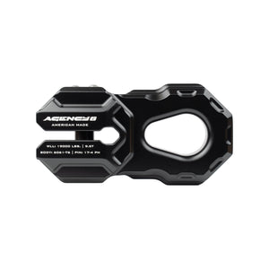 Agency 6 Billet Winch Shackle - Black