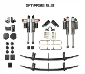 Stage 6.3 Van Compass Striker 4X4 Sprinter 2” Lift Kit With Falcon 3.3 Fast Adjust Shocks and Front Sumo Springs 2007-Current 2500 4WD Single Rear Wheel