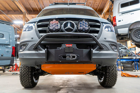 Telluride Winch Bumper Installed on 2019+ Sprinter 4x4