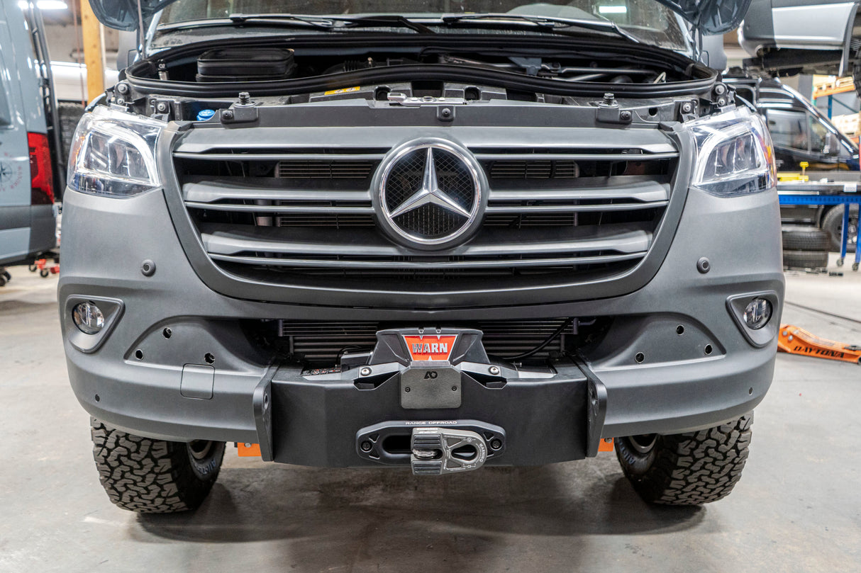 Winch-Ready Telluride Sprinter Bumper - Front View