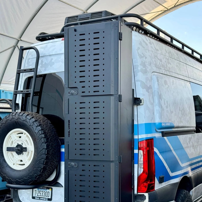 Owl Vans Storage Box and Roof Rack Installation Seattle