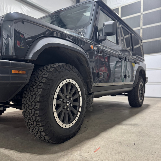 ineos grenadier oem style retractable side steps