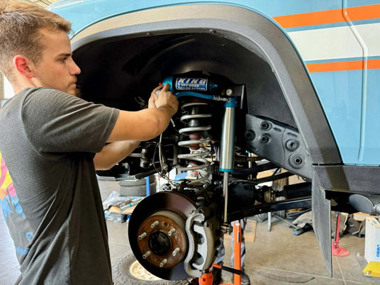 Ineos Grenadier suspension packages at wolf pack overland in washington