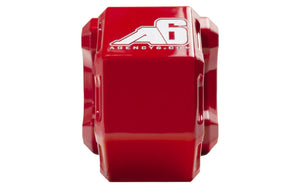 Agency 6 Recovery Shackle Block Assembly - 2.5" Receiver - Red - Wolf Pack Overland