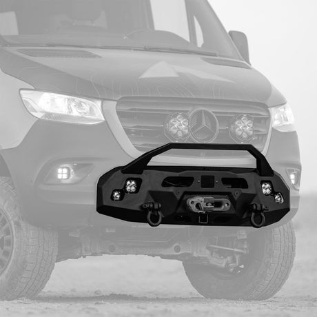 Aluminess Recon Front Winch Sprinter Bumper (2019+) - Wolf Pack Overland