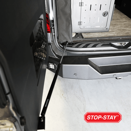STOP-STAY™ Door Safety System for Mercedes Sprinter - Wolf Pack Overland