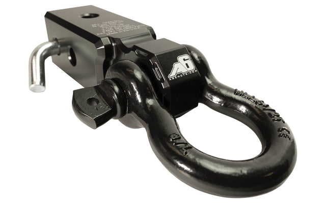 Shackle Block 2.5" Assembly - Black - Wolf Pack Overland