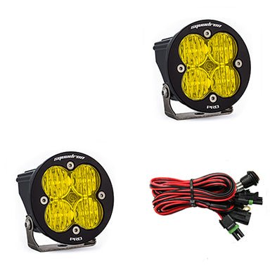 Baja Squadron-R Pro Black LED Light Pods (Pair) – Universal Fit for 2019+ Mercedes Sprinter - Wolf Pack Overland
