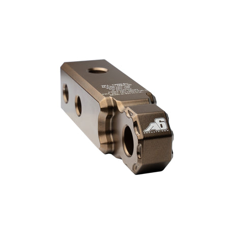 Agency 6 Recovery Shackle Block - 2" Hitch Receiver - Bronze - Wolf Pack Overland