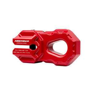 Agency 6 Billet Winch Shackle - Red - Wolf Pack Overland