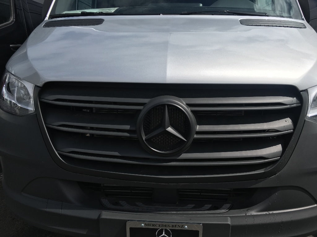 Black Front Emblem – 2019+ Mercedes Sprinter 907 - Wolf Pack Overland