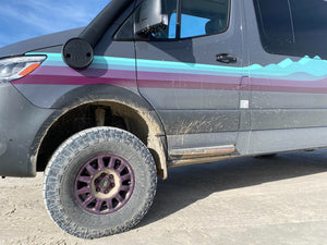 Dirt Dodger Door Spray Guards – 2019+ Mercedes Sprinter 907 - Wolf Pack Overland