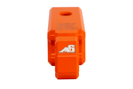 Agency 6 Shackle Block - 2" Hitch Receiver - Orange - Wolf Pack Overland