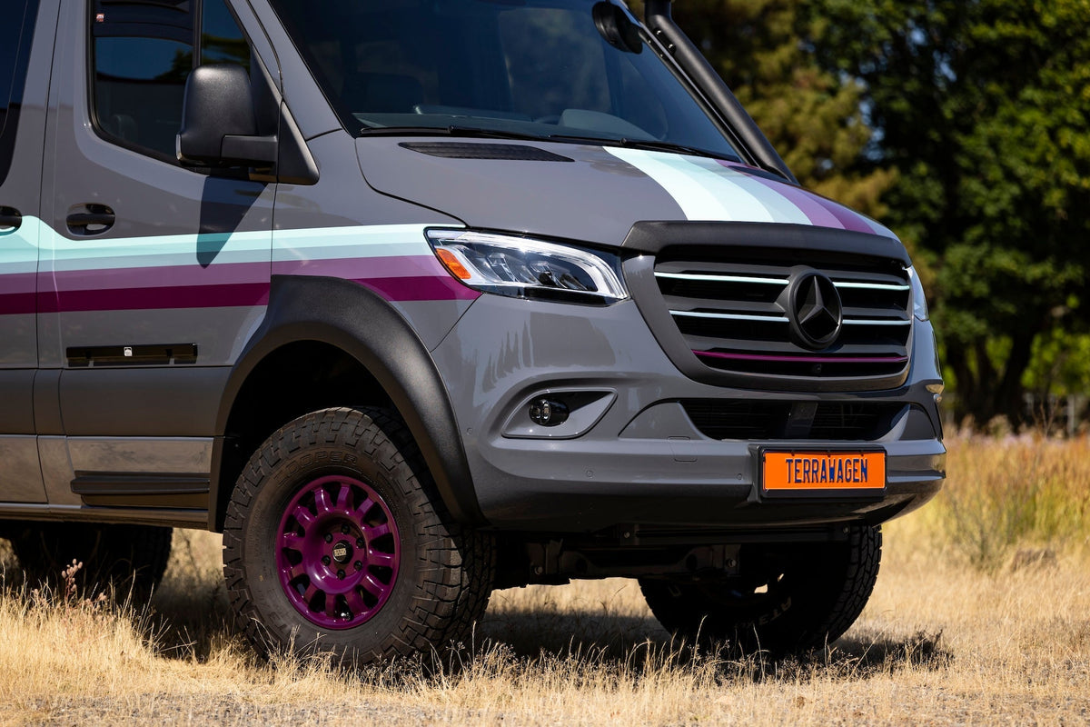 Black Front Emblem – 2019+ Mercedes Sprinter 907 - Wolf Pack Overland