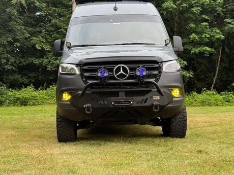 Black Front Grille – 2019+ Mercedes Sprinter 907 - Wolf Pack Overland