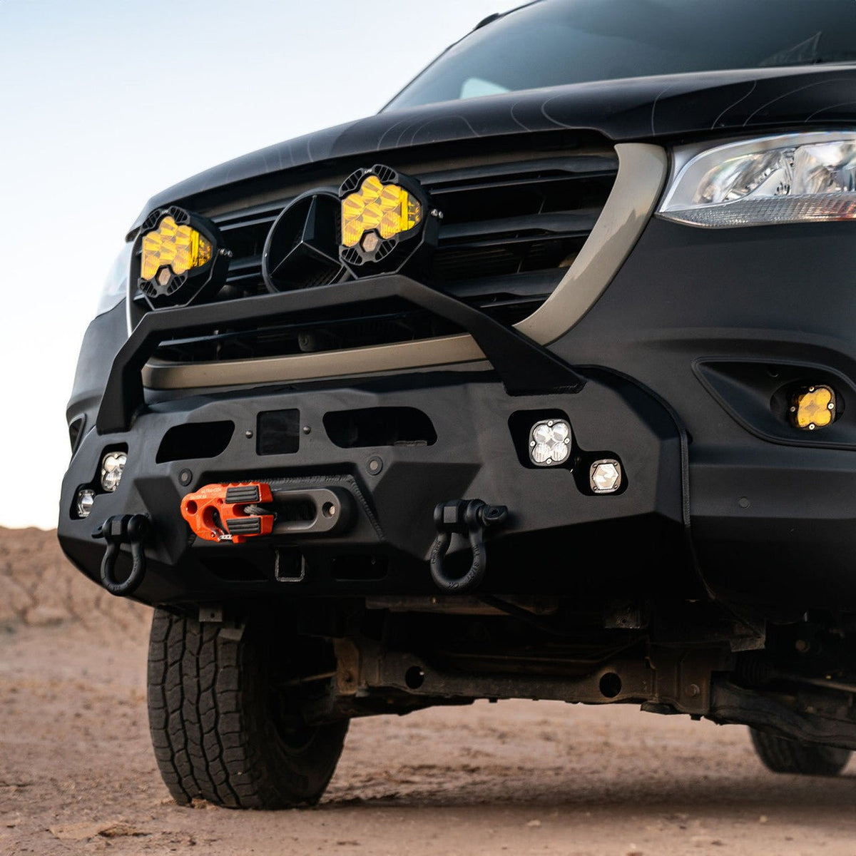 Aluminess Recon Front Winch Sprinter Bumper (2019+) - Wolf Pack Overland