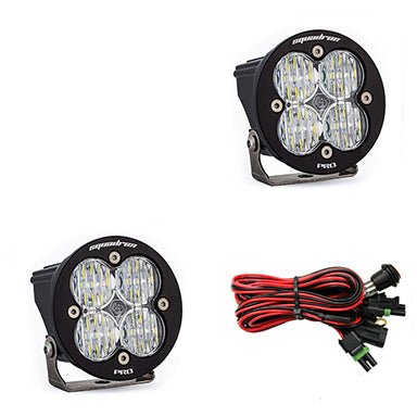 Baja Squadron-R Pro Black LED Light Pods (Pair) – Universal Fit for 2019+ Mercedes Sprinter - Wolf Pack Overland