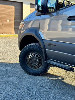 Desert Defender Classic Fender Flares – 2019+ Mercedes Sprinter 907 - Wolf Pack Overland