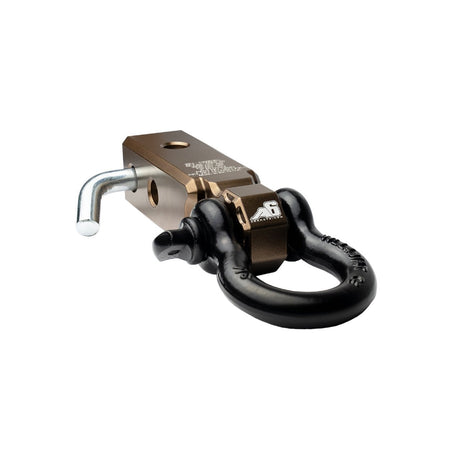 Agency 6 Recovery Shackle Block 2" Assembly - Bronze - Wolf Pack Overland