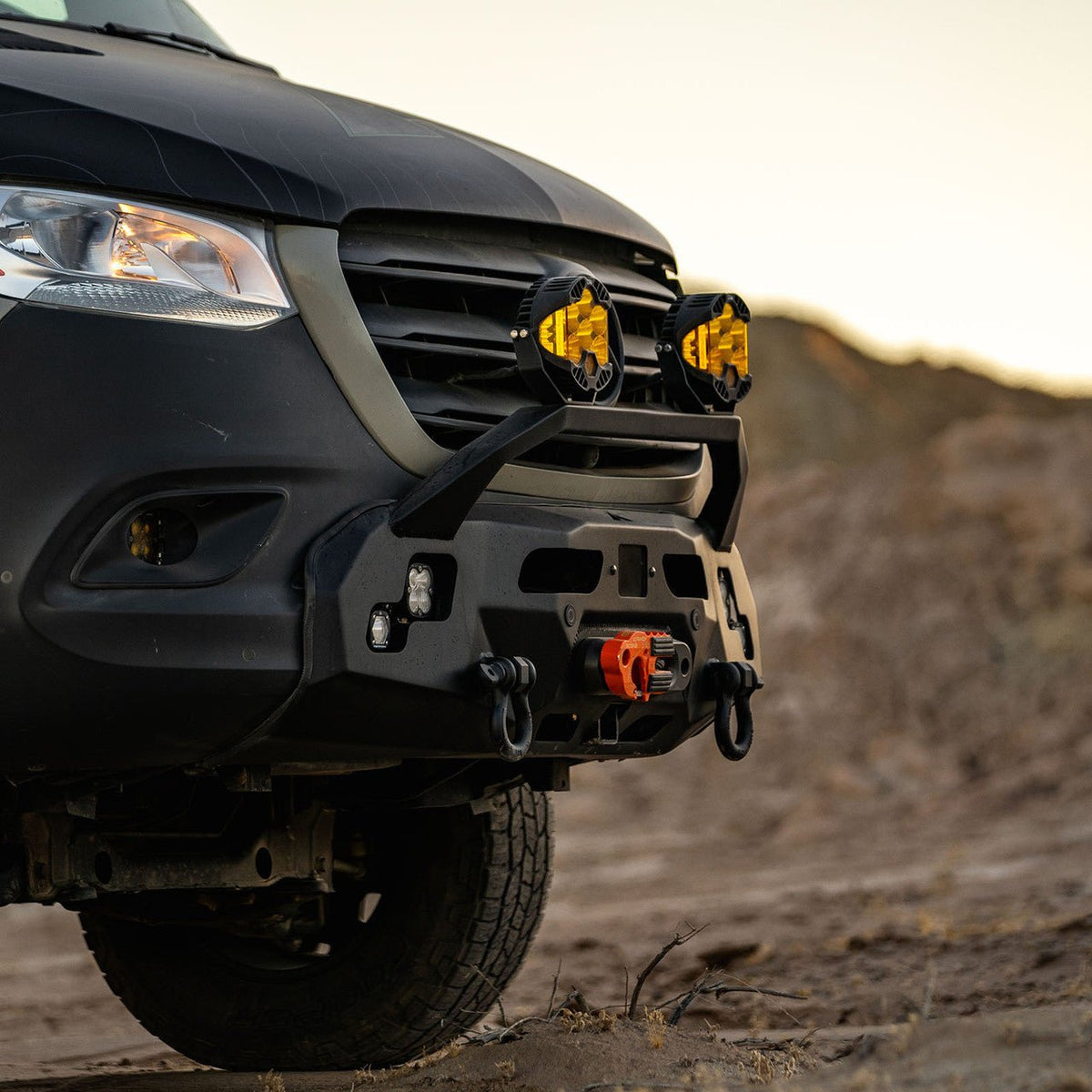 Aluminess Recon Front Winch Sprinter Bumper (2019+) - Wolf Pack Overland