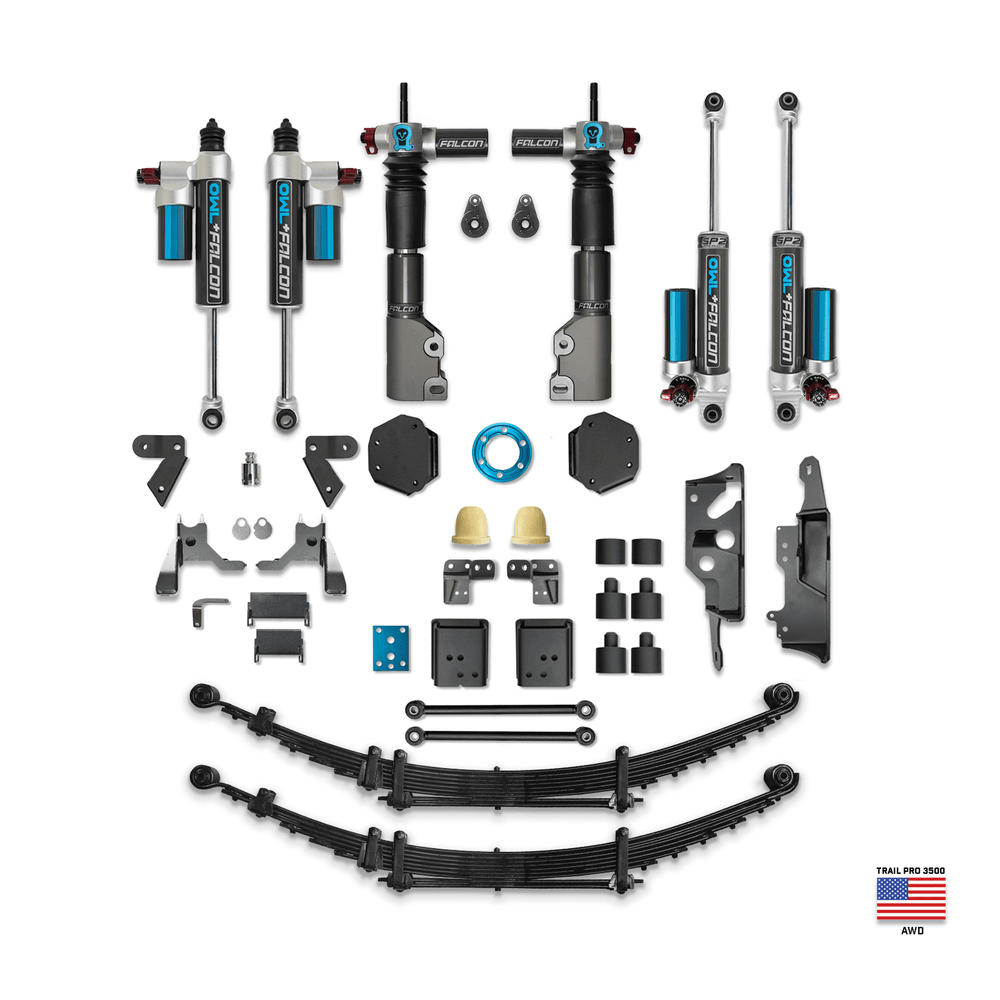 Owl Lifted Pro Suspension for Sprinter 3500 AWD / 4x4 - Wolf Pack Overland