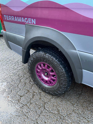 Desert Defender Fender Flares – Max Tire Clearance for 2019+ Mercedes Sprinter - Wolf Pack Overland