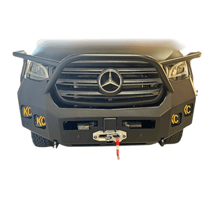 RoamBuilt Full Coverage Mercedes Sprinter Front Bumper (2019+) - Wolf Pack Overland