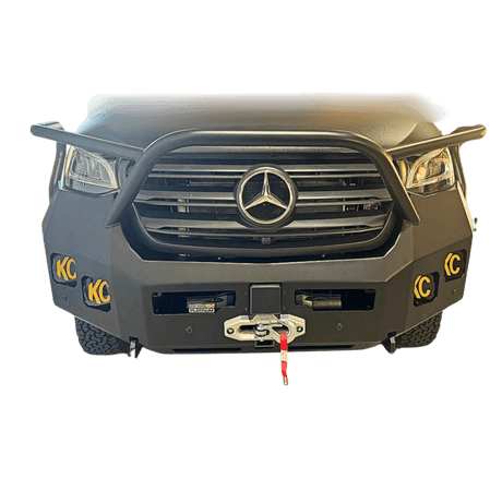 RoamBuilt Full Coverage Mercedes Sprinter Front Bumper (2019+) - Wolf Pack Overland