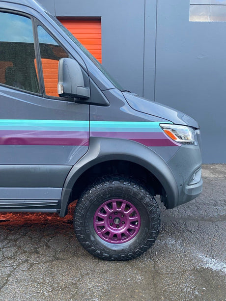 Desert Defender Fender Flares – Max Tire Clearance for 2019+ Mercedes Sprinter - Wolf Pack Overland